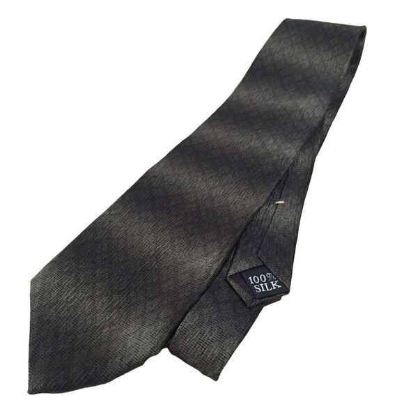 Picone Men's Classic Necktie Silk, Geometric Green Tie - Picture 1 of 4